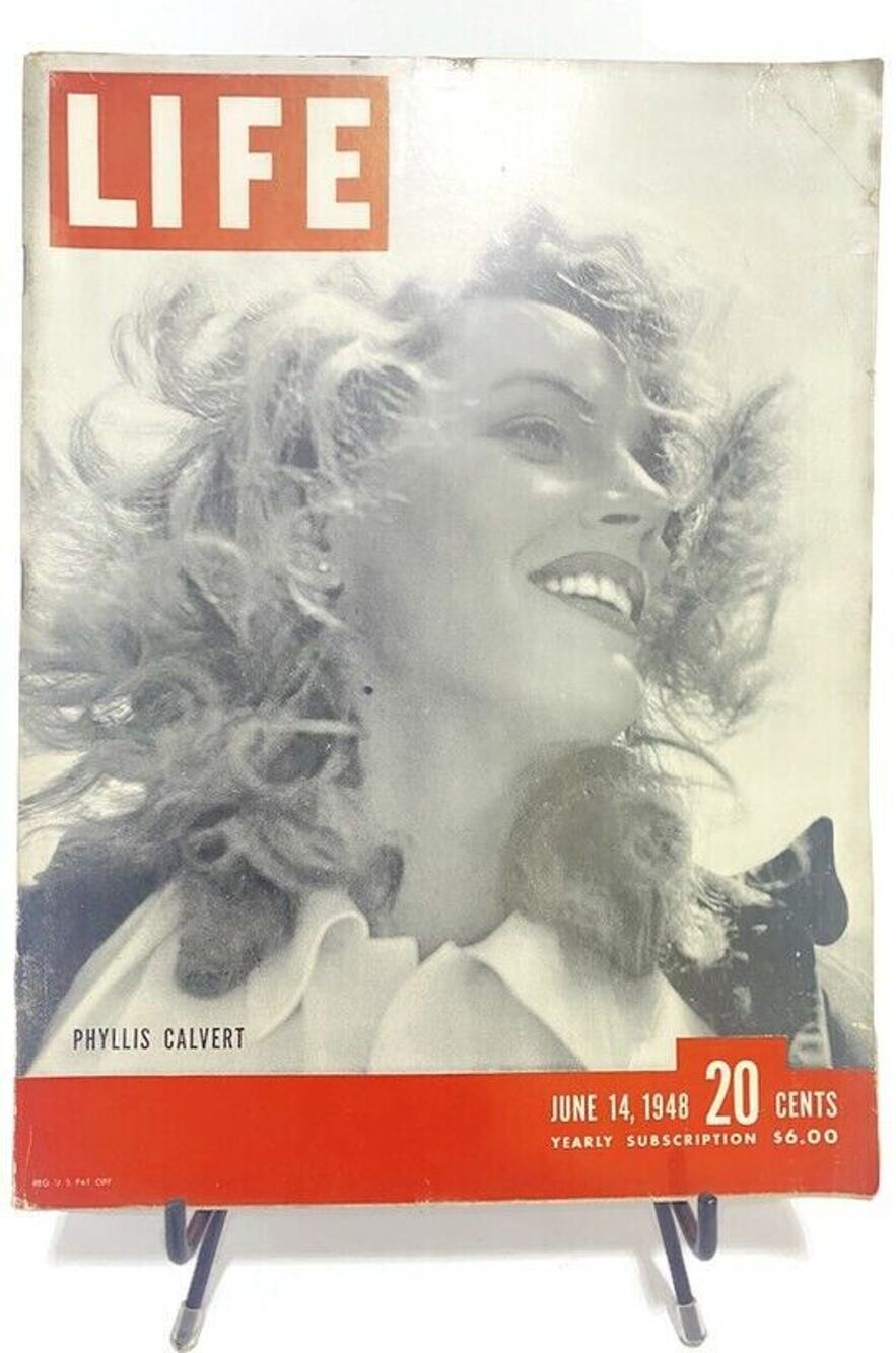 LIFE Magazine June 14 1948 Phyllis Calvert Cover Vintage Original Complete